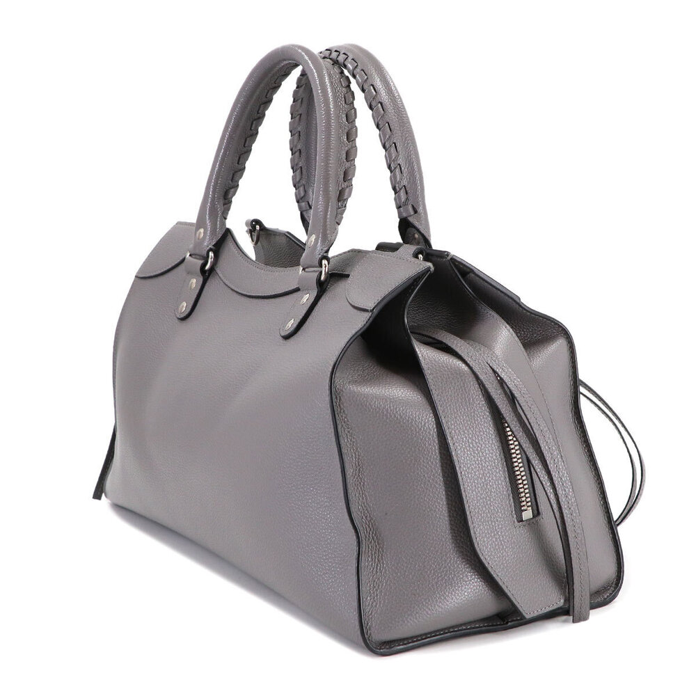 Balenciaga Neo City Hand Shoulder Bag Leather Gray - Picture 4 of 8